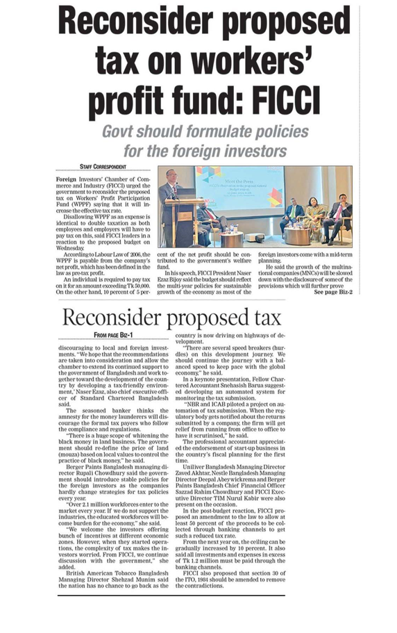 Reconsider proposed tax on workers