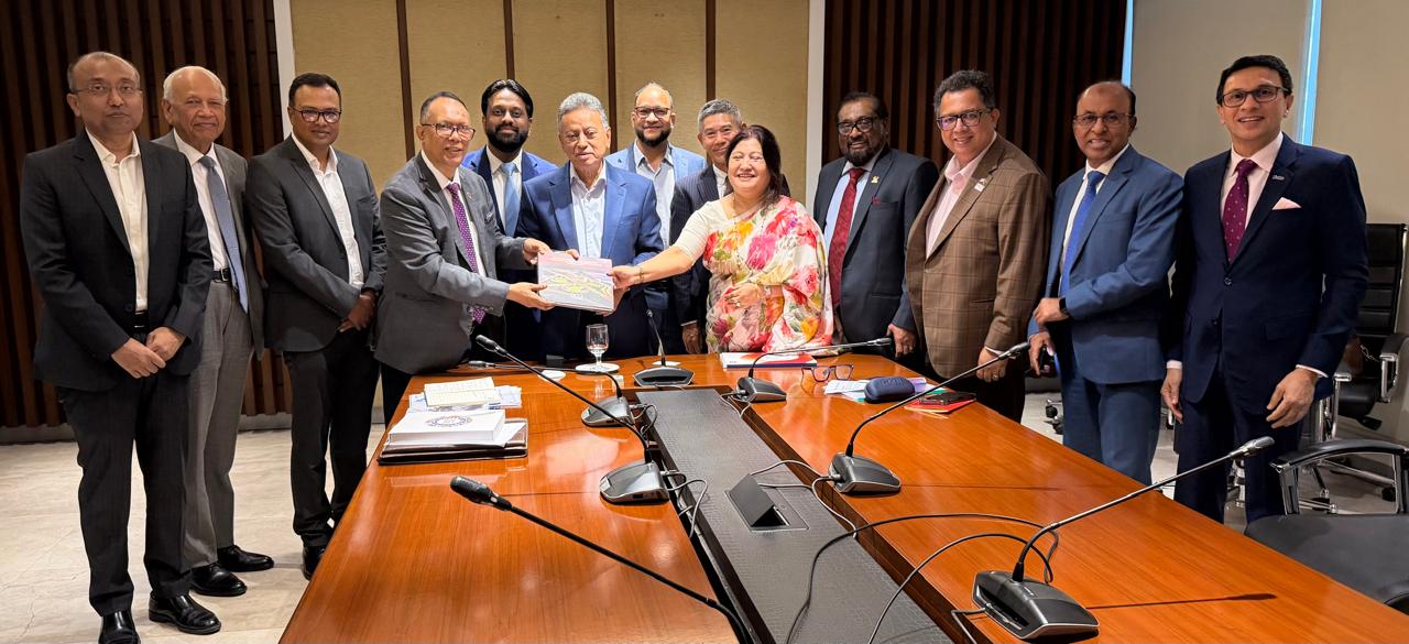FICCI Delegation Meets Finance Minister Amir Khosru Mahmud Chowdhury, MP
